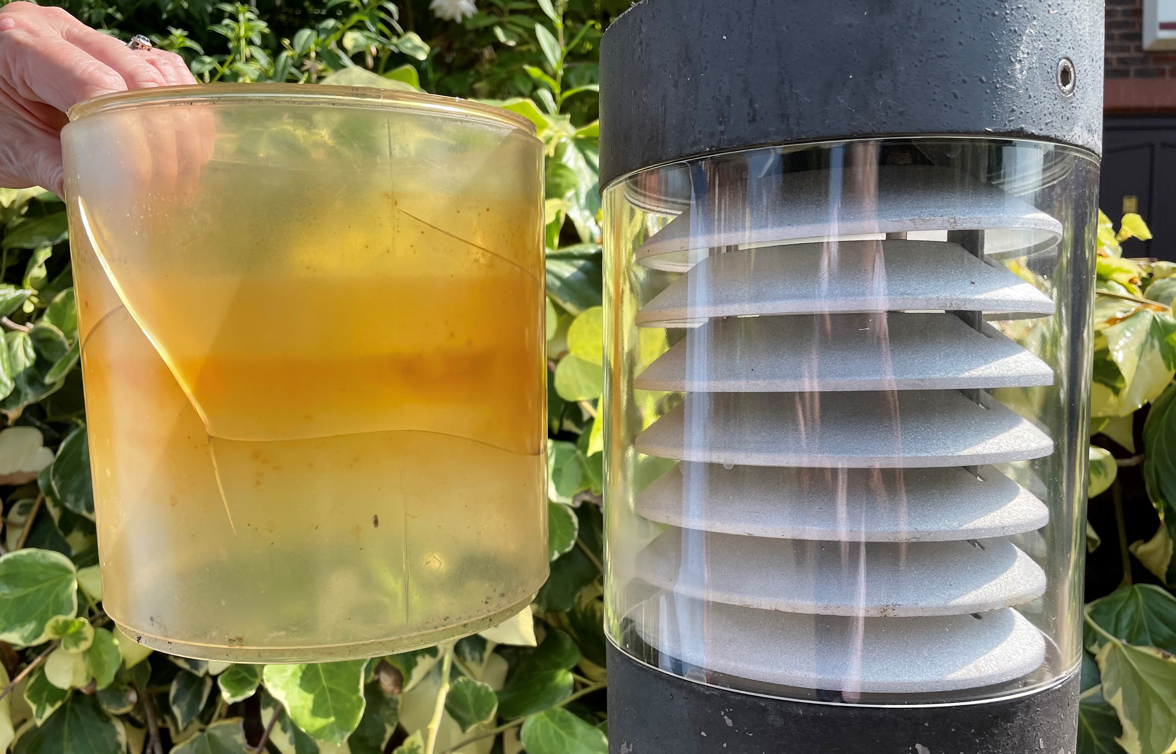 Towndate light lens before and after image